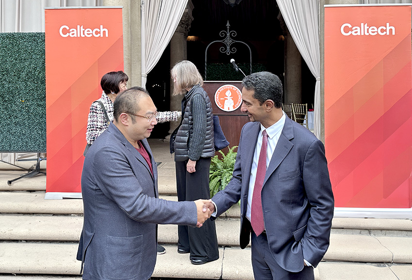 万利国际集团董事局主席徐鹏会晤加州理工新任校长 恭贺履新共话合作